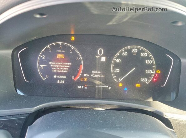 2HGFE2F51TH546351 2026 HONDA CIVIC Серый Вид щитка приборов