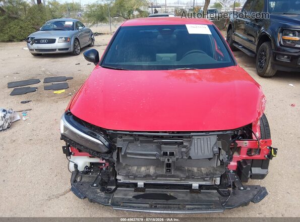 2HGFE2F51TH565871 2026 HONDA CIVIC Red Vista del cuadro de instrumentos