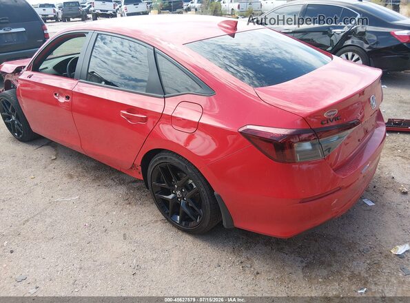 2HGFE2F51TH565871 2026 HONDA CIVIC Red Trasero izquierdo