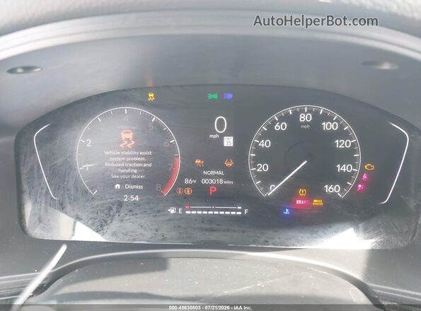 2HGFE2F51TH580791 2026 HONDA CIVIC White Հետևի նստատեղերի տեսք
