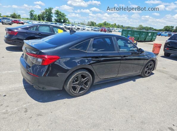 2HGFE2F52NH501194 2022 HONDA CIVIC Black Tył prawy