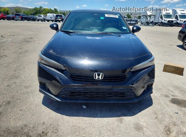 2HGFE2F52NH501194 2022 HONDA CIVIC Black Widok z przodu
