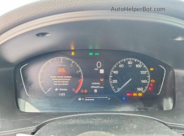 2HGFE2F52NH518769 2022 HONDA CIVIC Blue ხელსაწყოთა პანელის ხედი