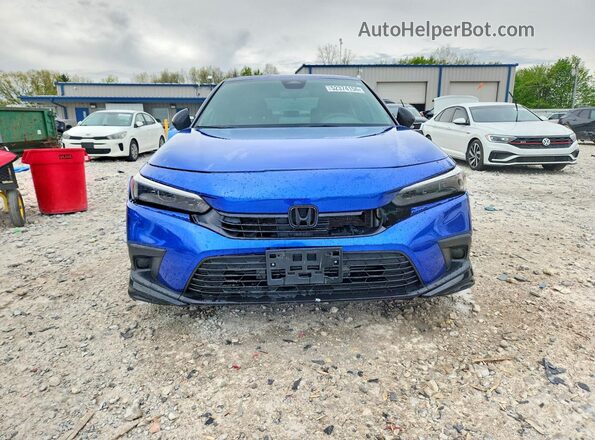 2HGFE2F52NH518769 2022 HONDA CIVIC Blue წინა ხედი