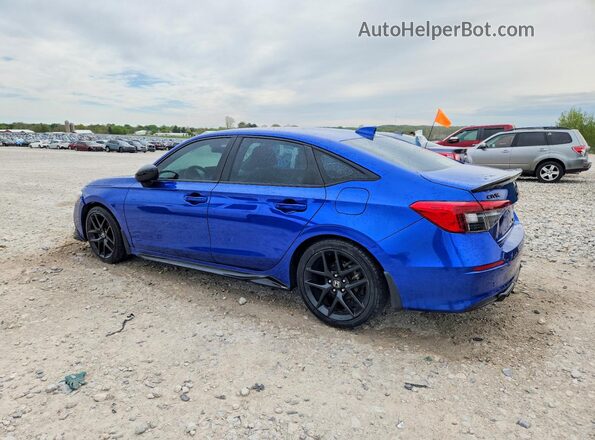 2HGFE2F52NH518769 2022 HONDA CIVIC Blue უკანა მარცხენა