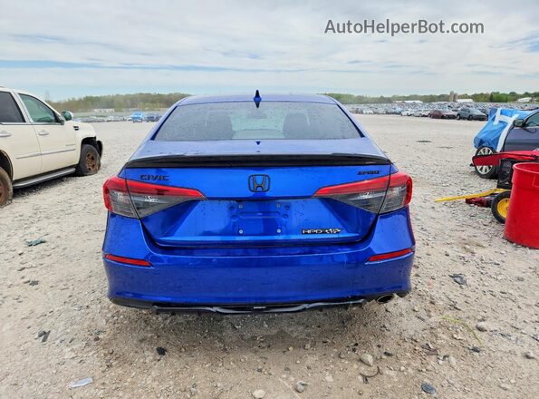 2HGFE2F52NH518769 2022 HONDA CIVIC Blue უკანა ხედი