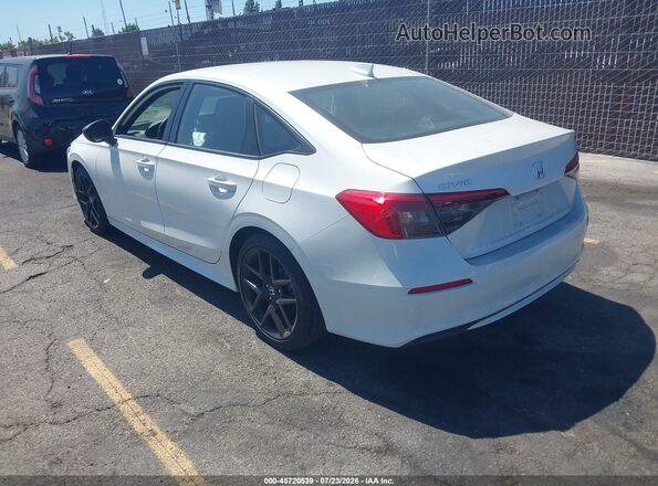 2HGFE2F52NH525866 2022 HONDA CIVIC White უკანა მარცხენა