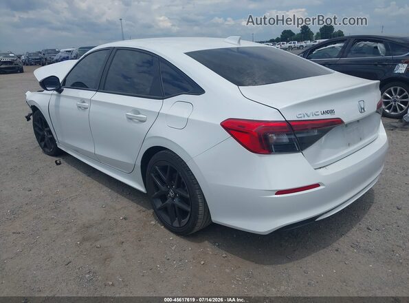 2HGFE2F52NH533529 2022 HONDA CIVIC White Trasero izquierdo