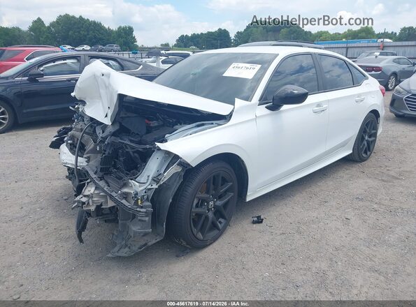 2HGFE2F52NH533529 2022 HONDA CIVIC White Vista tres cuartos delantera izquierda