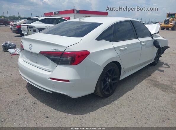2HGFE2F52NH533529 2022 HONDA CIVIC White Trasero derecho