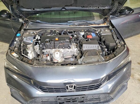 2HGFE2F52NH549911 2022 HONDA CIVIC Charcoal Vista interior trasera