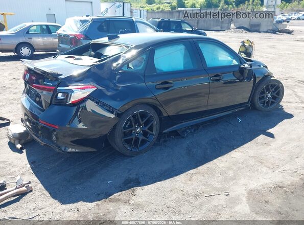 2HGFE2F52NH551223 2022 HONDA CIVIC Black უკანა მარჯვენა
