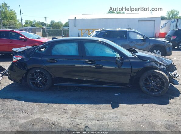 2HGFE2F52NH551223 2022 HONDA CIVIC Black ხელსაწყოთა პანელის ხედი
