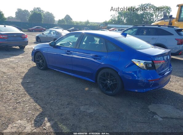 2HGFE2F52NH562190 2022 HONDA CIVIC Blue Rear left