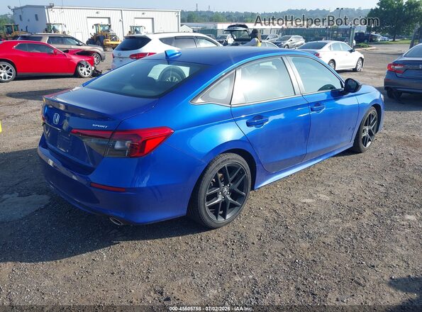 2HGFE2F52NH562190 2022 HONDA CIVIC Blue Rear right