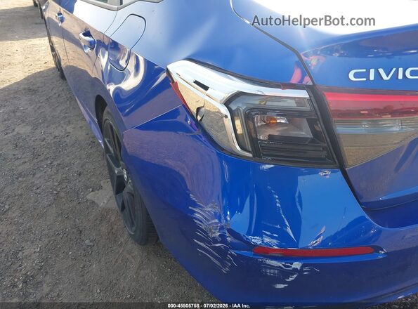 2HGFE2F52NH562190 2022 HONDA CIVIC Blue Front view