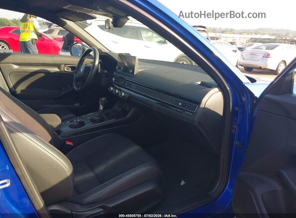 2HGFE2F52NH562190 2022 HONDA CIVIC Blue Front interior view