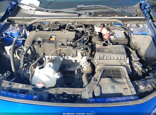 2HGFE2F52NH562190 2022 HONDA CIVIC Blue Rear view