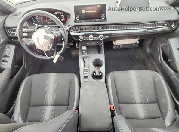 2HGFE2F52NH569060 2022 HONDA CIVIC Белый Вид панели приборов