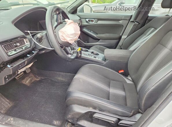 2HGFE2F52NH569060 2022 HONDA CIVIC Белый Вид салона спереди