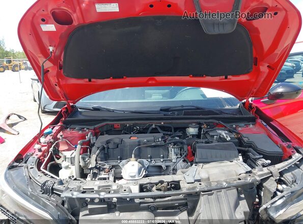 2HGFE2F52NH587378 2022 HONDA CIVIC Красный Вид сзади