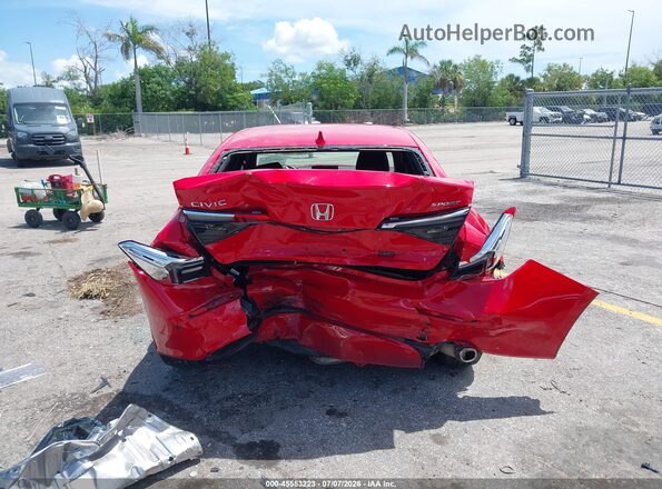 2HGFE2F52NH587378 2022 HONDA CIVIC Красный 