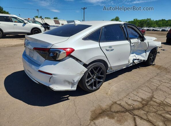 2HGFE2F52NH593651 2022 HONDA CIVIC White Задня права чверть