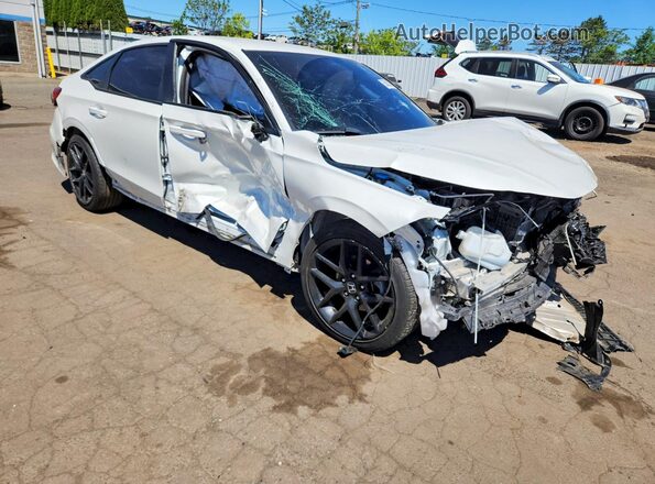 2HGFE2F52NH593651 2022 HONDA CIVIC White Передня права чверть