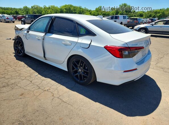 2HGFE2F52NH593651 2022 HONDA CIVIC White Задня ліва чверть