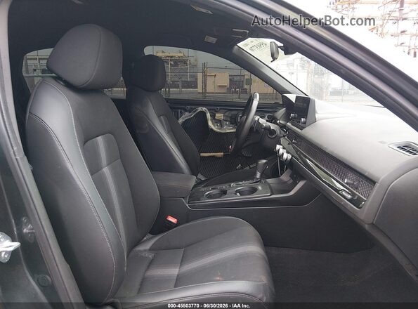 2HGFE2F52NH600596 2022 HONDA CIVIC Gray Вид салону спереду