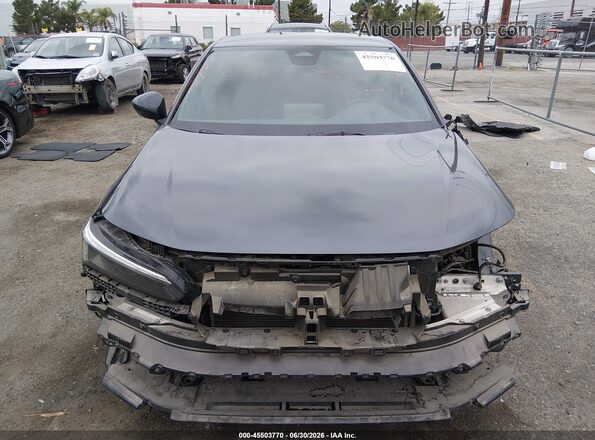 2HGFE2F52NH600596 2022 HONDA CIVIC Gray Вид задньої частини салону