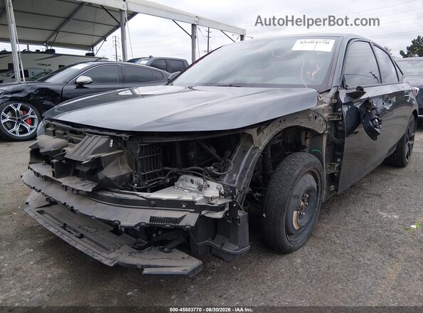2HGFE2F52NH600596 2022 HONDA CIVIC Gray Вид спереду