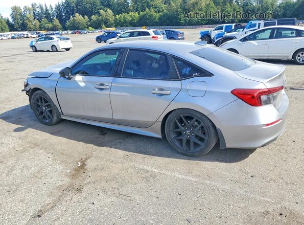 2HGFE2F52NH603465 2022 HONDA CIVIC Серебряный Задняя левая четверть
