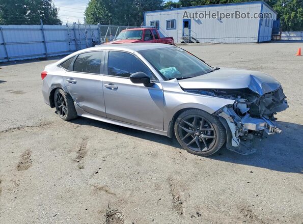 2HGFE2F52NH603465 2022 HONDA CIVIC Серебряный Передняя правая четверть