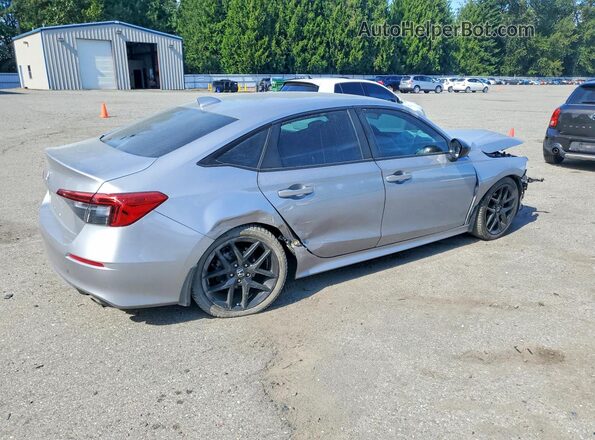 2HGFE2F52NH603465 2022 HONDA CIVIC Серебряный Задняя правая четверть