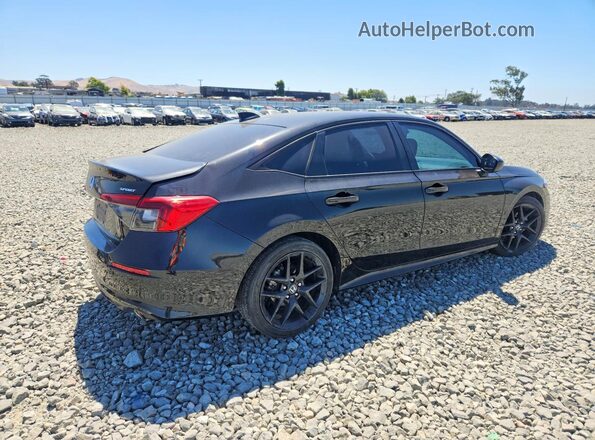 2HGFE2F52NH604180 2022 HONDA CIVIC Black Задня права чверть