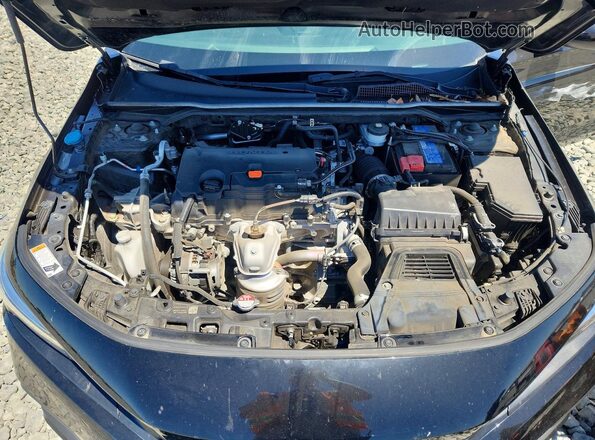 2HGFE2F52NH604180 2022 HONDA CIVIC Black Вид задньої частини салону