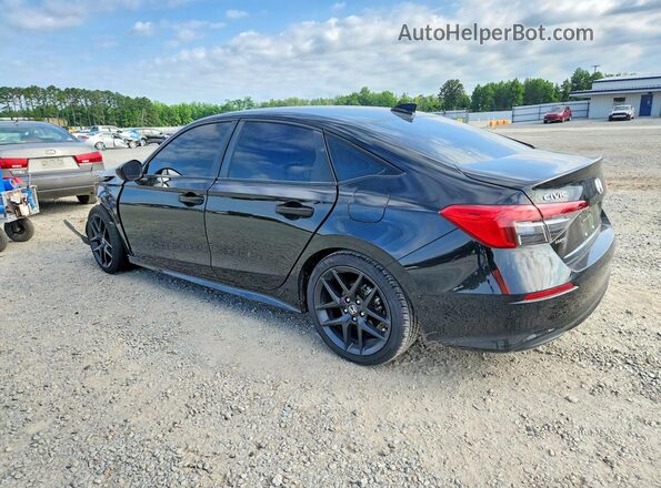 2HGFE2F52NH607693 2022 HONDA CIVIC Black Задня ліва чверть