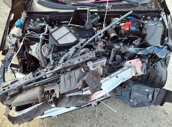 2HGFE2F52NH607693 2022 HONDA CIVIC Black Вид задньої частини салону
