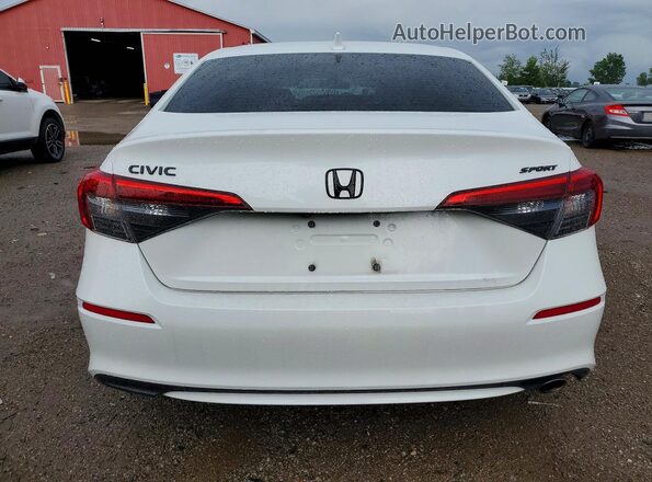 2HGFE2F52PH104927 2023 HONDA CIVIC White Вид ззаду