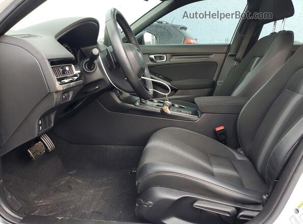 2HGFE2F52PH104927 2023 HONDA CIVIC White Вид салону спереду