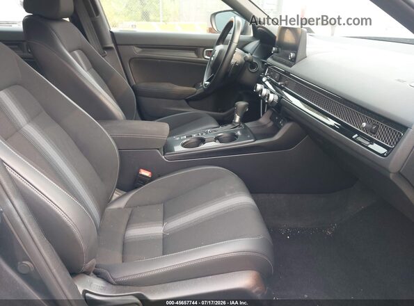 2HGFE2F52PH516751 2023 HONDA CIVIC Gray წინა სალონის ხედი