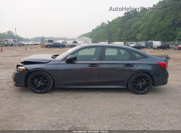 2HGFE2F52PH516751 2023 HONDA CIVIC Gray სალონის 360-გრადუსიანი ხედი