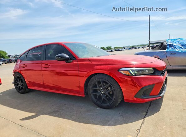 2HGFE2F52PH521111 2023 HONDA CIVIC Red Front right