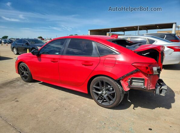 2HGFE2F52PH521111 2023 HONDA CIVIC Red Rear left