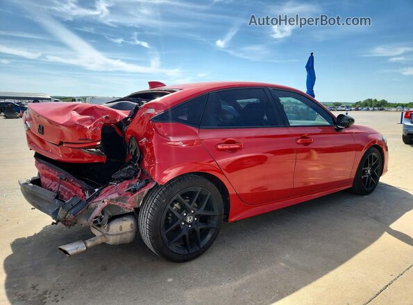 2HGFE2F52PH521111 2023 HONDA CIVIC Red Rear right