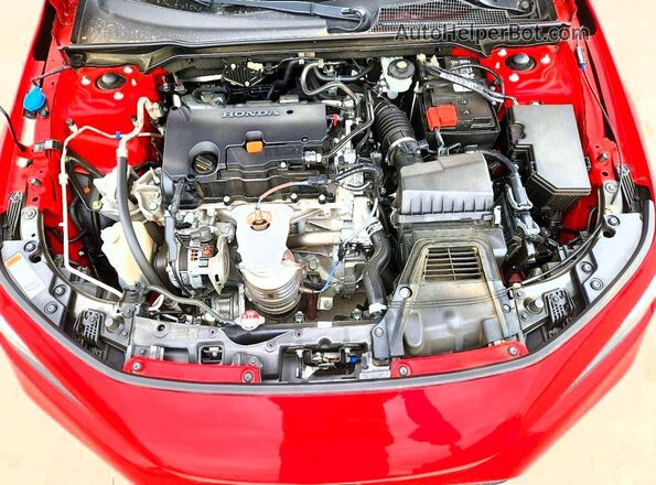 2HGFE2F52PH521111 2023 HONDA CIVIC Red Rear interior view