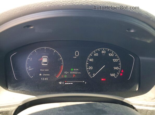 2HGFE2F52PH534196 2023 HONDA CIVIC Белый Вид щитка приборов