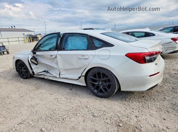 2HGFE2F52PH554335 2023 HONDA CIVIC White Trasero izquierdo