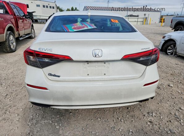 2HGFE2F52PH554335 2023 HONDA CIVIC White Vista trasera